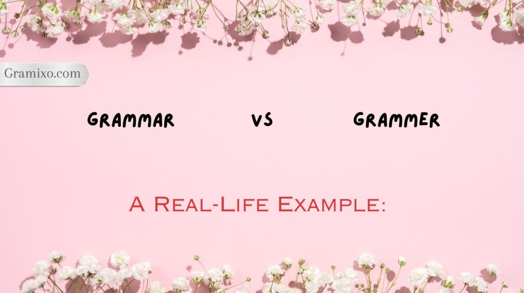 Grammar vs Grammer