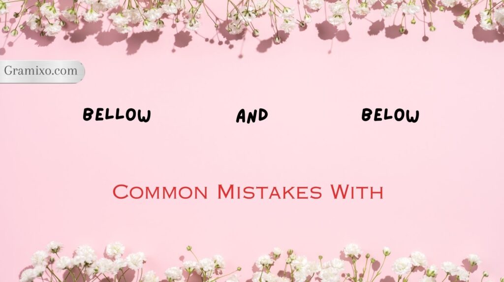 Bellow and Below