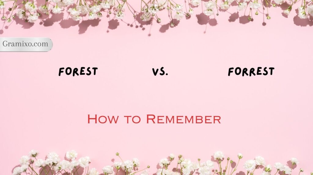 Forest vs. Forrest
