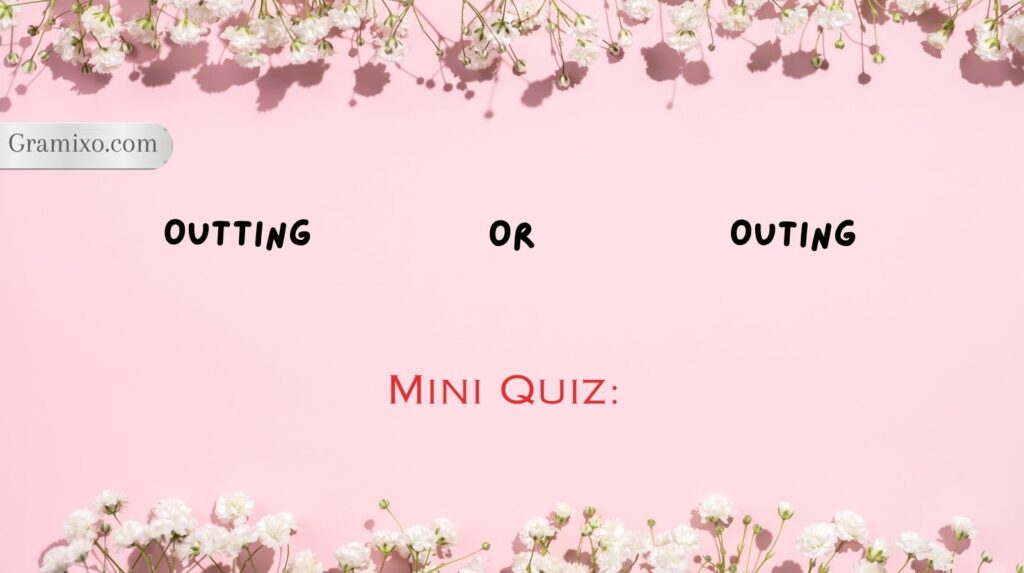 Outting or Outing