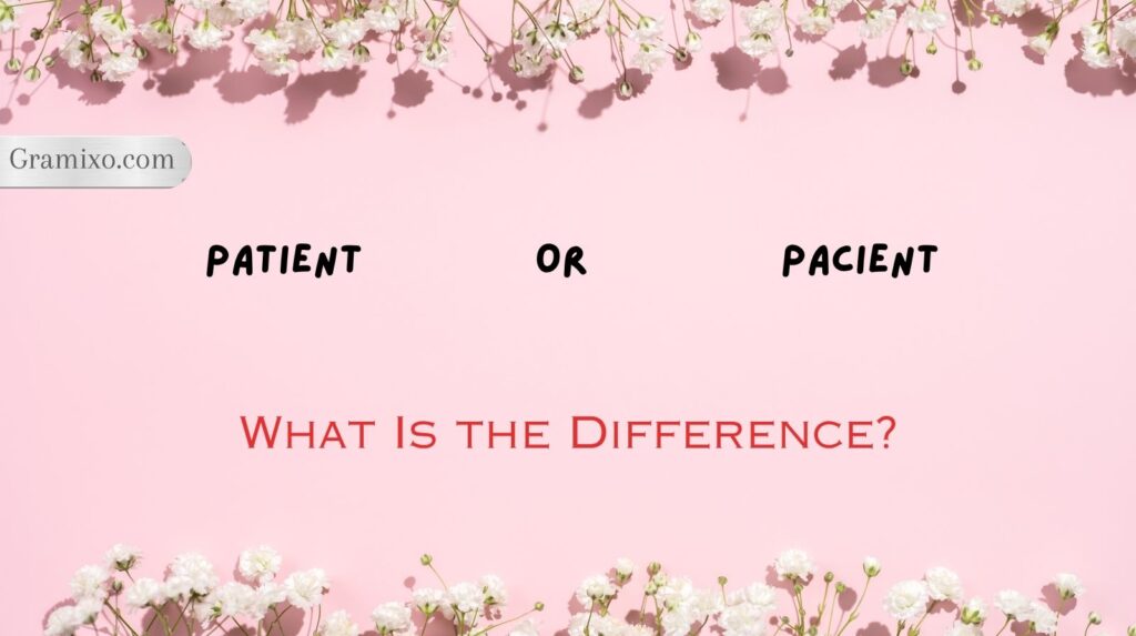 Patient or Pacient