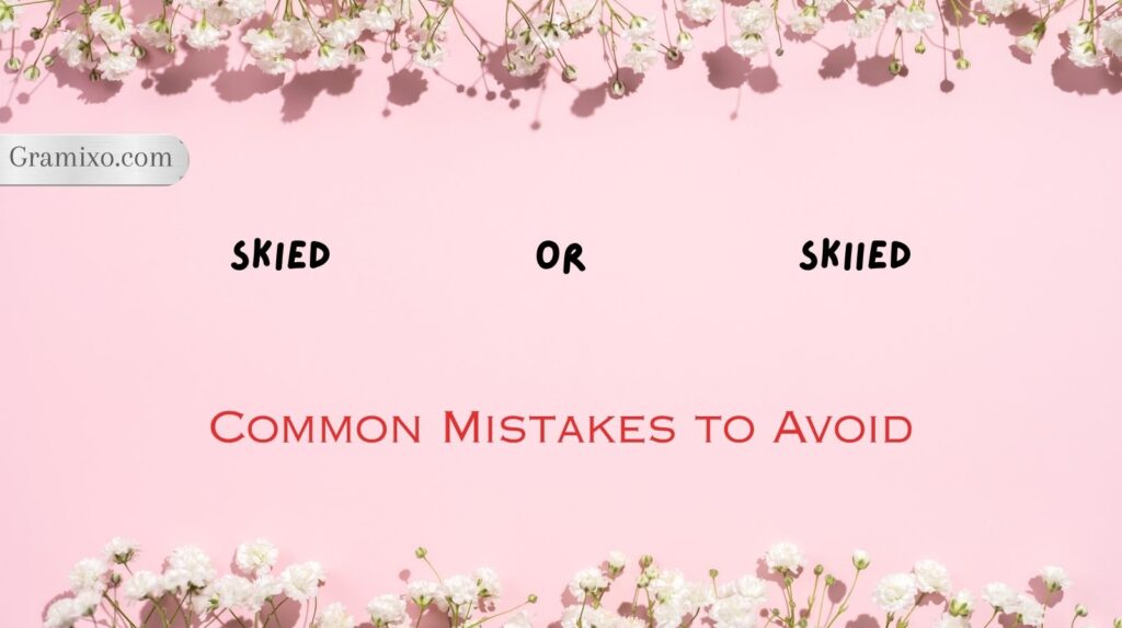 Skied or Skiied