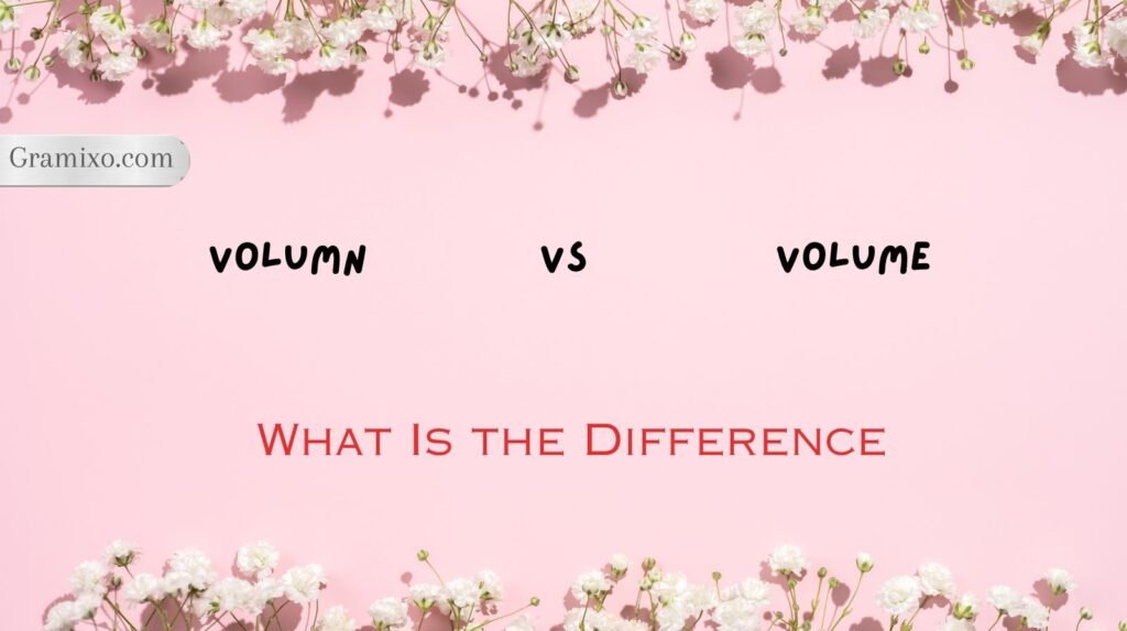 Volumn vs Volume