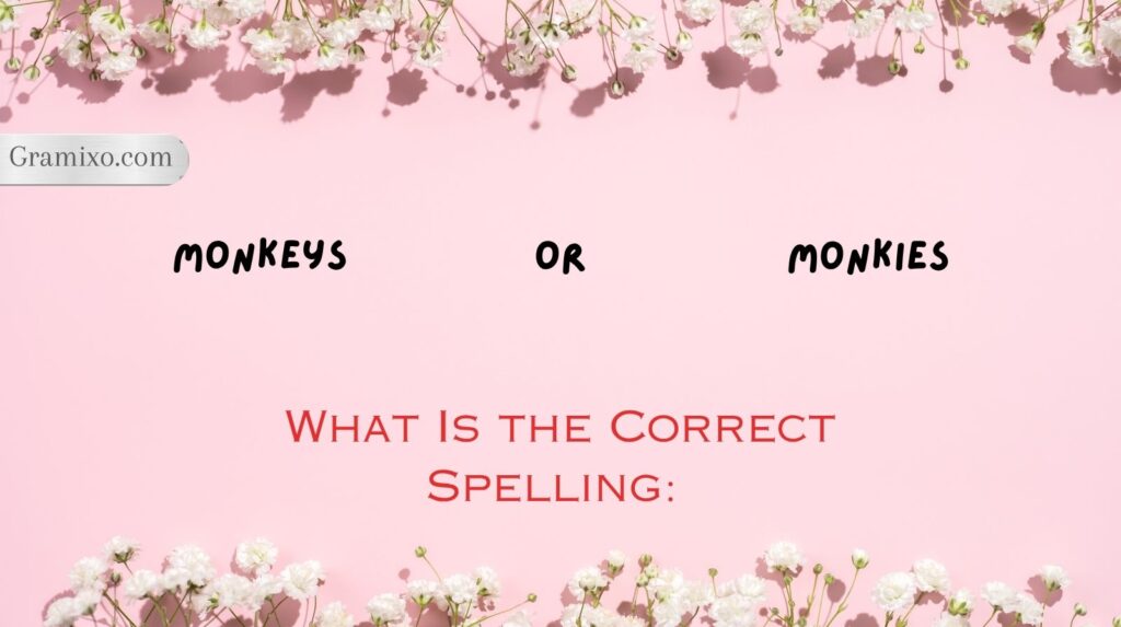 Monkeys or Monkies