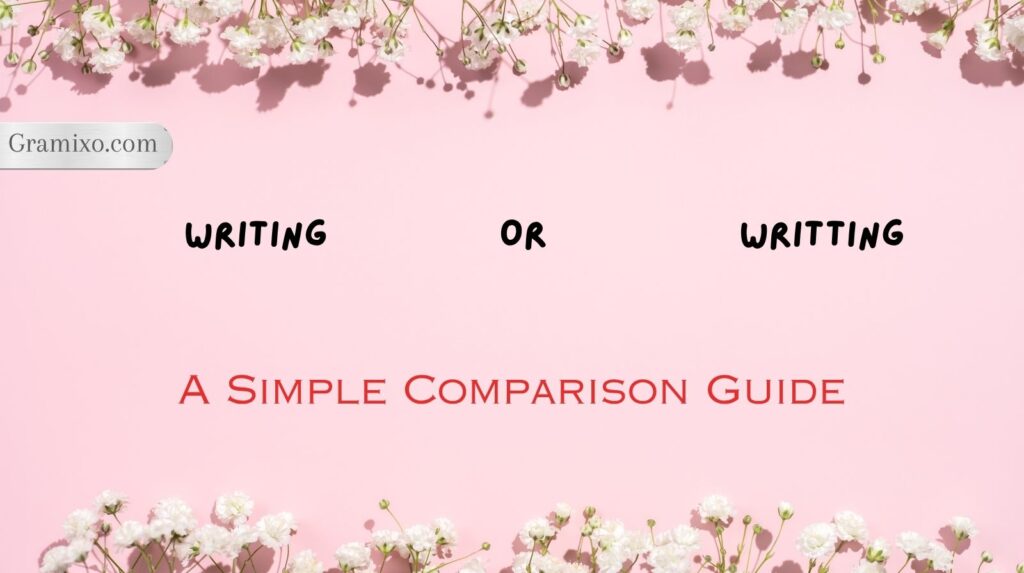 Writing or Writting