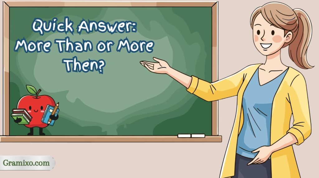 More Than or More Then